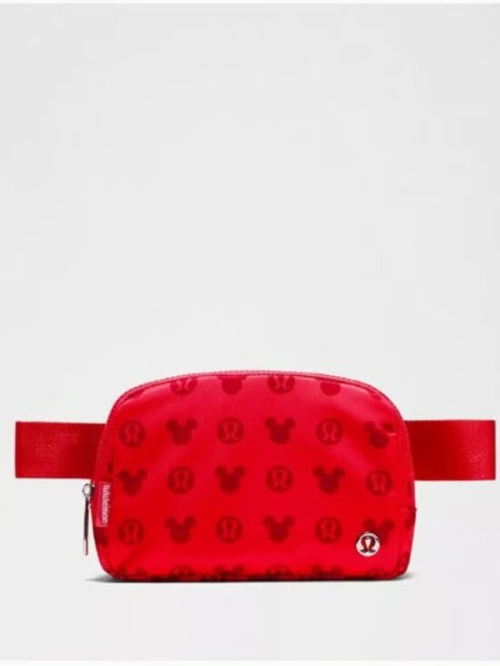 lululemon athletica Handbags - Lululemon x Disney Mickey Mouse Belt Bag Red NWT Everywhere 1L